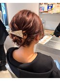 ふわふわアップスタイル/結婚式ヘアセット/前撮りヘアセット