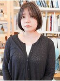大人のボブヘアスタイル