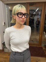 ヨハク 大阪梅田中崎町(yohaku)&nbsp;レイヤーボブデザインカラー