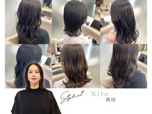 ◇喜多◇上品かつ洗練された艶感たっぷり『暗髪カラー』×ボーイッシュになりすぎない『切りっぱなしボブ』