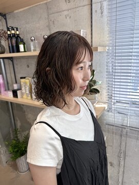 ほきもと美容室 ゆるめボブパーマ