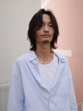 ピュー(Piu-) 【メンズロング/阿部達哉】レイヤーカット/ニュアンスパーマ