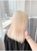 ハイライトバレイヤージュダブルカラーケアブリーチ20代30代40代