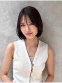 内巻きボブ/レイヤーボブ/ウルフボブ/韓国風/韓国