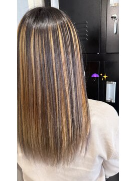 ジェンダーヘア(GENDER hair) " Umbrella " Black × Beige / 拾壱