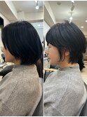30代40代50代白髪ぼかし丸みショートくびれショート