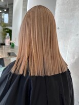 サンクプロジェクト(cinq PROJECT)&nbsp;ミルクティーベージュダブルカラーハイトーンレイヤーカット韓国