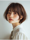 着物ヘア/大人ガーリー/ダークアッシュ/似合わせカット/大口子安