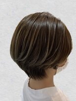 OSHIRO 岡山倉敷店【オシロ】【3月1日OPEN(予定)】 ひし形くびれショート ハイライト 20代30代40代