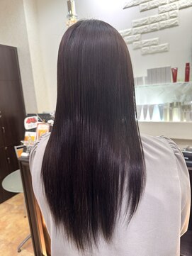 ヘアメイクヒール 透明感◎ラベンダーカラー