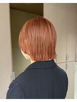 メゾンマイル 恵比寿(maison mile)&nbsp;髪質改善×オレンジベージュ[恵比寿/髪質改善/レイヤーカット]