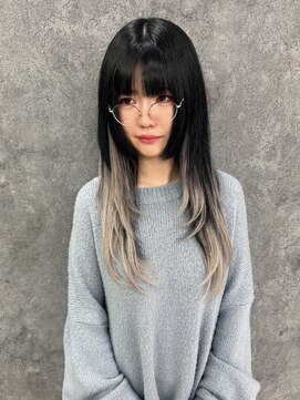 エスト 大阪梅田(EST) レミー100%高級人毛/53cm☆シールエクステ60枚+ブリーチカラー
