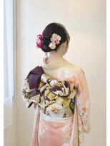 ヘアアンドメイク スタジオ ミムロ(HAIR&MAKE STUDIO MIMURO) 振袖×タイトシニヨン