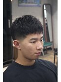 クロップ×テーパーフェード