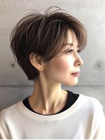 ルーファス 下北沢(Ruufus) 【40代50代60代】似合わせ大人ショート/前髪あり/白髪ぼかし