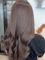 リアン 本厚木(LIAN)&nbsp;透明感暖色カラー　ブリーチダブルカラーピンクベージュ