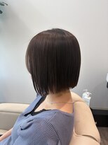 シェーネル(Schonell) 切りっぱなしボブ+ラベンダーグレージュ