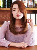 長めの前髪で大人っぽくニュアンスカールストレート☆[町田駅]