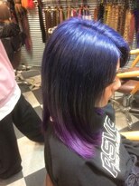 ミミック (mimic)&nbsp;ネイビーブルーシルバーパープルグラデTRICKstyle！