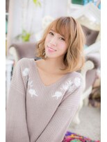 ミック ヘアアンドメイク アップ 駒込店(miq Hair&Make up) とろみカール☆ハイトーンロブa