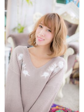 ミック ヘアアンドメイク アップ 駒込店(miq Hair&Make up) とろみカール☆ハイトーンロブa