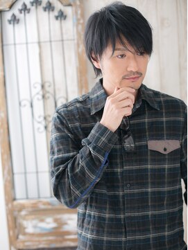 ダンディ館アダム 戸頭店 ツーブロック×大人無造作ネミニウルフショートC