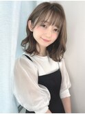 Saphir☆大人かわいいハネ感鎖骨ボブ「似合わせカット」