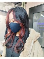 パープル(purple)&nbsp;チェリーレッドフェイスフレーミング