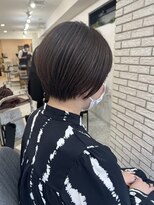 乾かすだけでまとまる！似合わせ丸みショートヘア！