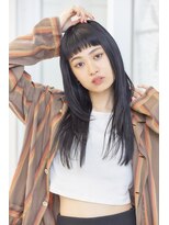 ミチオ ノザワ ヘアサロン ギンザ(Michio Nozawa HAIR SALON Ginza)&nbsp;ショートバング/ストレートロング/アッシュ/ぱっつん/20代30代