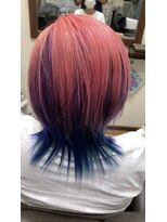 ヘアーアンドフェイシャルキング(Hair&Facial King) 派手髪レイヤー