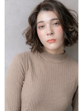 カバーヘア 上尾西口店(COVER HAIR) ダークアッシュモード波巻きふんわりカール313Z上尾20代30代40代