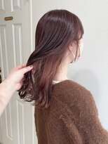 グリーン 渋谷(green)&nbsp;【MIO】コーラルピンクベージュ×インナーカラー