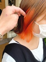 【大人気インナーカラー】さりげないインナーカラー/強調したインナーカラーと様々☆お任せください。