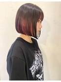 ボブとインナーカラー☆【CERCA新宿/新宿西口】