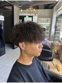 波巻きスパイラルパーマ 波巻きパーマ メンズパーマ