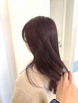 ローネス ギンザ(LONESS ginza) 艶感カラーピンクブラウン髪質改善トリートメント酸性ストレート