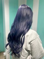 マティーナ ヘアー 池袋(Matina hair)&nbsp;【ロング×ダークブルー】20代30代40代50代
