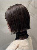 ぱつっとボブ