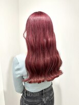 アンリ(Anli)&nbsp;《Anli KANAKO》ブリーチ ピンクヘア 暖色カラー