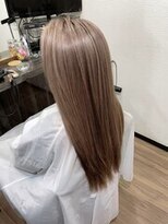 ネクサス 心斎橋(Nexus)&nbsp;シアーカラー セミディ カール 姫カット エクステ Nexus心斎橋