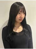 9011髪質改善ブリーチなしカラーレイヤーカットトリートメント