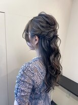 ソフィーズデザイン(Sofi's design)&nbsp;結婚式ハーフアップ