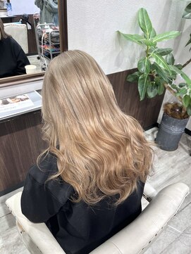 ベルヘアーデザイン 堺東(Belle hair Design) ハイトーン/ケアブリーチ/ブリーチ/ブロンド/堺東/カラー