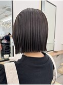 @hitoshi__sand /黒髪/ネビージュ/小顔/ワンレン/大阪梅田