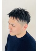 アップバングショート