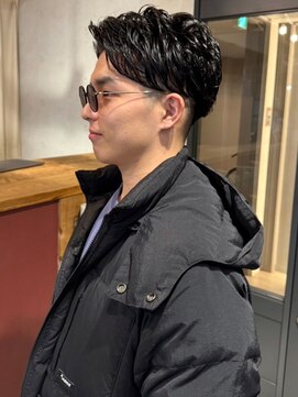 アトリエ(atelier.) ニュアンスパーマ メンズパーマ 毛流れパーマ ツーブロック