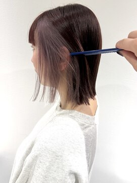 ラミエバイメルト 下北沢(lamie by melt) 花田/外ハネボブイメチェンインナーカラー美髪下北沢前髪