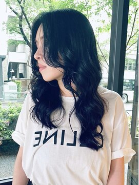 アイティーバイアルバム 下北沢店(IT by ALBUM) ロング美髪顔周りレイヤー韓国ヘアくびれヘア_ba531581