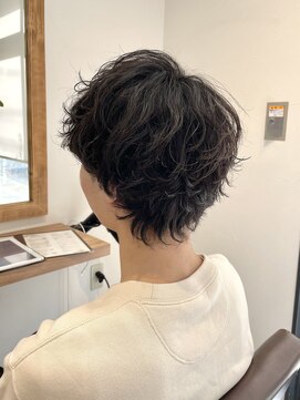 ギフト(Gift. hair&spa) 【Gift.hair&spa】メンズウルフ×波巻きパーマ